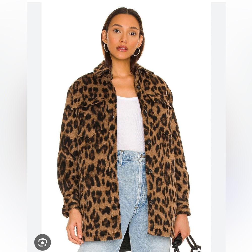 All Saints Leopard Jacket